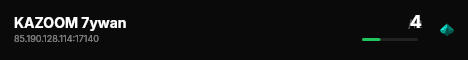 KAZOOM 7ywan live status badge