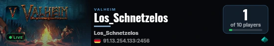 Los_Schnetzelos live status badge