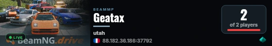 Geatax live status badge