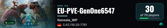 EU-PVE-GenOne6547 live status badge