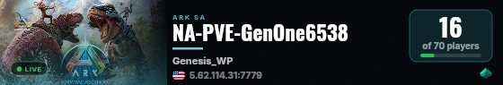 NA-PVE-GenOne6538 live status badge