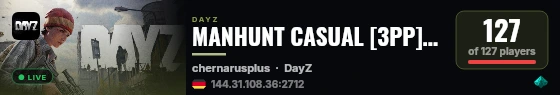 MANHUNT CASUAL [3PP]  WIPE 11.07 live status badge