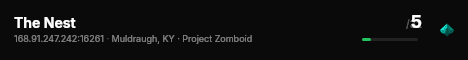 The Nest live status badge