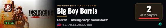 Big Boy Borris live status badge