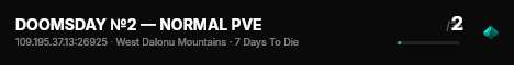 DOOMSDAY №2 — NORMAL PVE live status badge