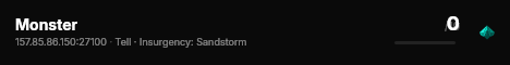 Monster live status badge