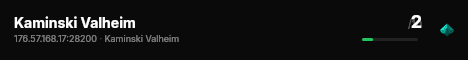 Kaminski Valheim live status badge