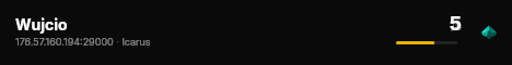 Wujcio live status badge