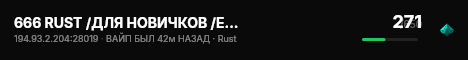 666 RUST /ДЛЯ НОВИЧКОВ /EU MAIN 01.08 live status badge