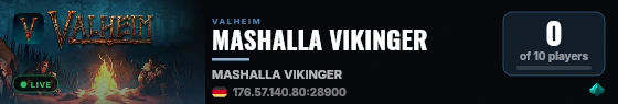 MASHALLA VIKINGER live status badge