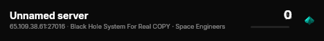 Unnamed server live status badge