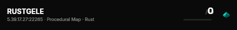 RUSTGELE live status badge