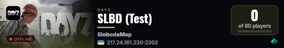 SLBD (Test) live status badge