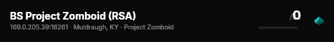 BS Project Zomboid (RSA) live status badge