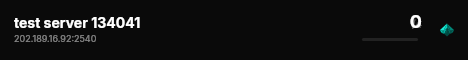 test server 134041 live status badge