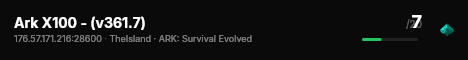 Ark X100 - (v361.7) live status badge