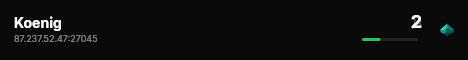 Koenig live status badge