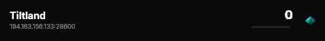 Tiltland live status badge