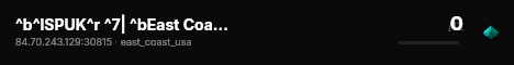 ^b^lSPUK^r ^7| ^bEast Coast, USA ^7| ^b2 Vehicles ^7| ^bVanilla live status badge
