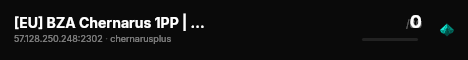 [EU] BZA Chernarus 1PP | Vanilla+ | PaintMod live status badge