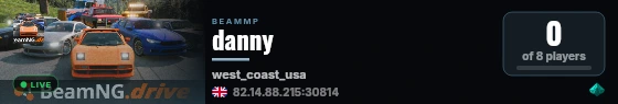 danny live status badge