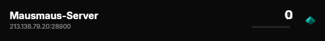 Mausmaus-Server live status badge