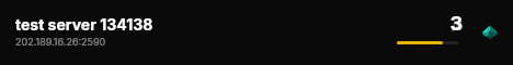 test server 134138 live status badge