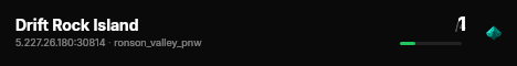 Drift Rock Island live status badge