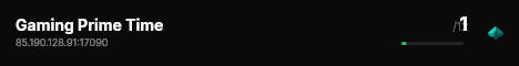 Gaming Prime Time live status badge