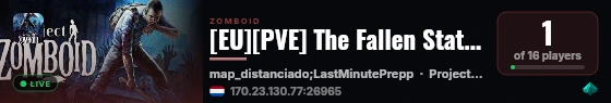[EU][PVE] The Fallen State | B42.20 | Custom Mods | Fresh Wipe live status badge