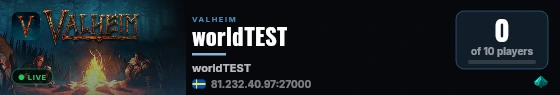 worldTEST live status badge