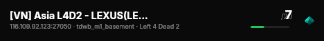 [VN] Asia L4D2 - LEXUS(LEXUS-VN) live status badge