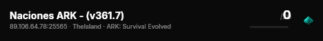 Naciones ARK - (v361.7) live status badge