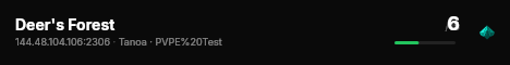 Deer's Forest live status badge