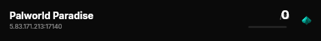 Palworld Paradise live status badge