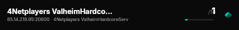 4Netplayers ValheimHardcoreServer live status badge
