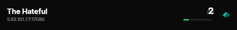 The Hateful live status badge