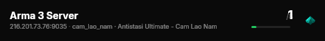 Arma 3 Server live status badge