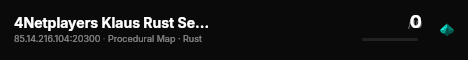 4Netplayers Klaus Rust Server live status badge