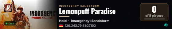Lemonpuff Paradise live status badge