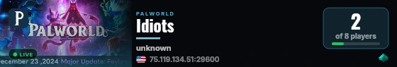 Idiots live status badge