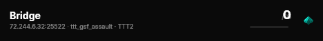 Bridge live status badge