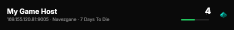 My Game Host live status badge