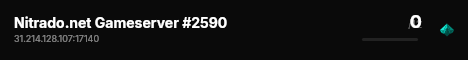 Nitrado.net Gameserver #2590 live status badge
