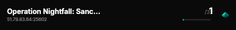 Operation Nightfall: Sanctuary live status badge