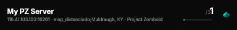 My PZ Server live status badge