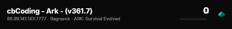 cbCoding - Ark - (v361.7) live status badge