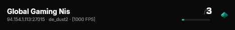 Global Gaming Nis live status badge