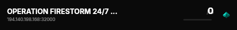 OPERATION FIRESTORM 24/7 ALWAYS ONLINE CONQUEST ONLY live status badge