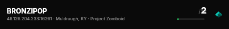 BRONZIPOP live status badge